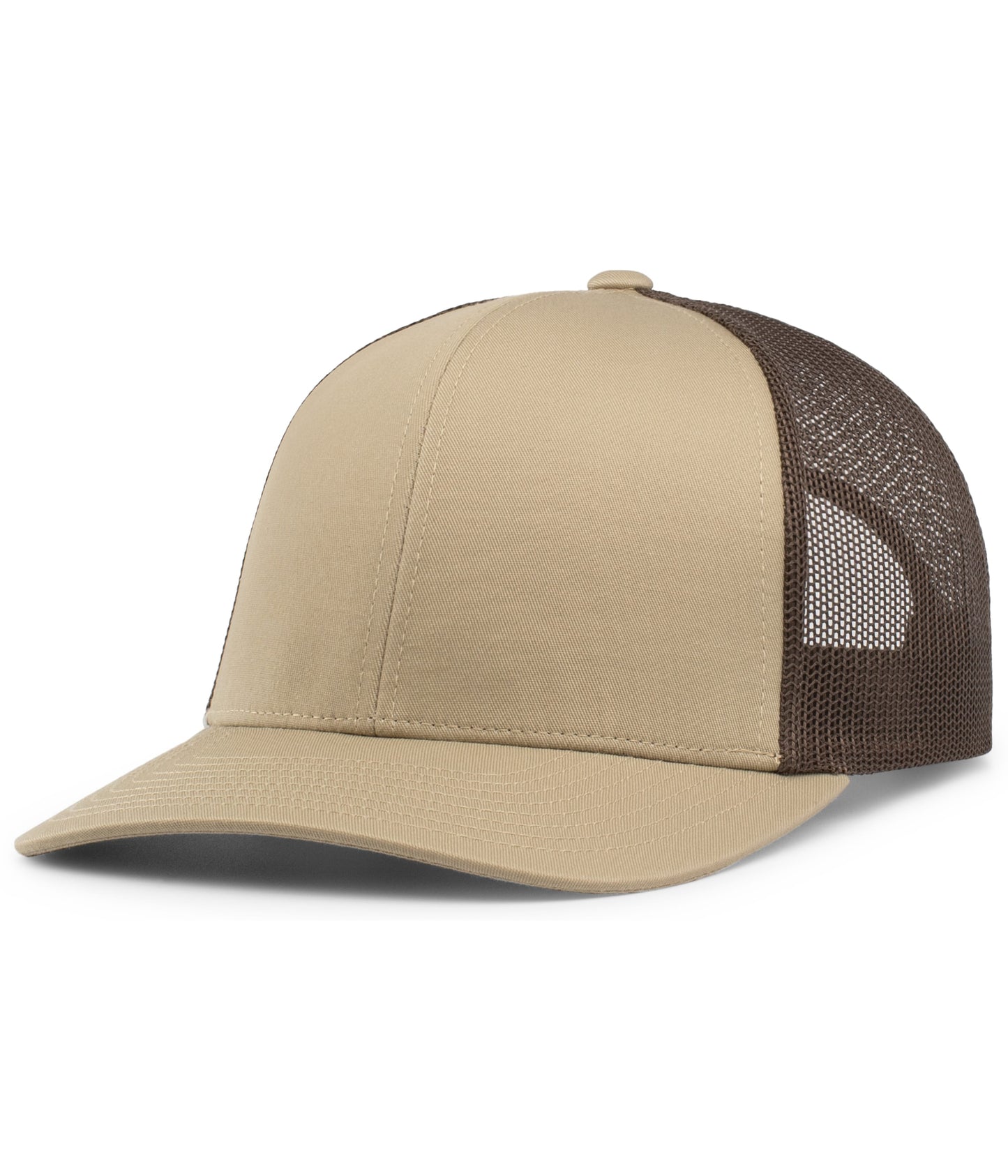 Khaki/Brown-STAline Logo Center of Hat