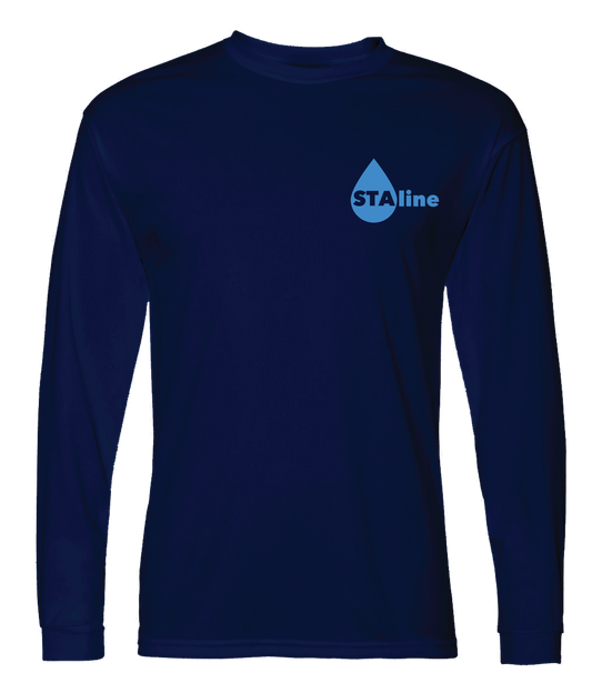 STAline Long Sleeve Performance Tee - Navy