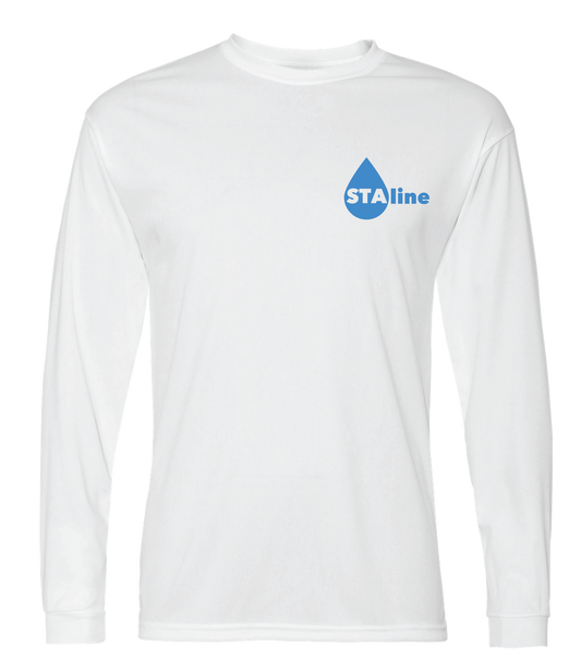 STAline Long Sleeve Performance Tee - White